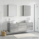 Bathroom Furniture Set 5 pcs Grey Sonoma 3407012
