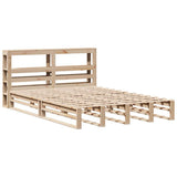 Bed Frame without Mattress 120x190 cm Small Double Solid Wood Pine 3306516