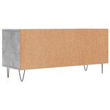 TV Cabinet Concrete Grey 100x34.5x44.5 cm Engineered Wood 831240
