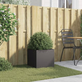 ZNTS Planter Black 42x40x39 cm Cold-rolled Steel 841547