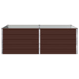 Raised Garden Bed Brown 160 x 80 x 55 cm cold-rolled steel 8006399
