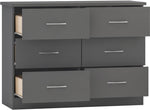 ZNTS Nevada 6 Drawer Chest 100-102-150