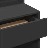 Dressing Table with Mirror Black 80x41x144.5 cm 848172