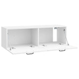 Wall-Mounted TV Cabinet High Gloss White 98 x 31 x 30 cm 898729