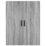 Highboard Grey Sonoma 69.5x34x180 cm Engineered Wood 3195689