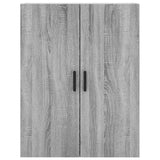 Highboard Grey Sonoma 69.5x34x180 cm Engineered Wood 3195689