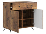 Sideboard Old Wood 66 x 34.5 x 90 cm Engineered Wood 895563