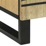 Bedside Cabinet Brown 50 x 33 x 60 cm Solid Acacia wood 4017944