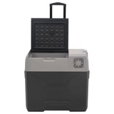 Cool Box with Wheel and Handle Black&Grey 30 L Polypropylene 51781