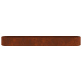 Raised Garden Bed Weathering Steel 380 x 40x 40 cm Steel 8011739