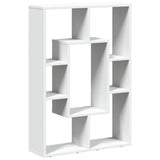 Bookcase White 63x20x90 cm Engineered Wood 858138