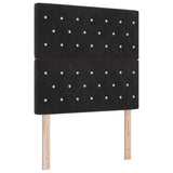 ZNTS Bed Frame Black 90x190 cm Velvet 3344845