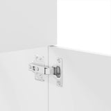 3 Piece Bathroom Furniture Set White Engineered Wood 3308526