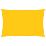 Sunshade Sail Oxford Fabric Rectangular 2.5x5 m Yellow 135594