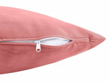 Cushion with Pillow HEERLEN 6 pcs Pink Velvet 925296
