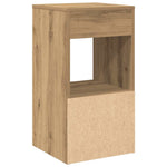 ZNTS Bedside Cabinets with Drawer 2 pcs Artisan Oak 35x34x66.5 cm 858730