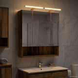 Bathroom Mirror Cabinet Old Wood 60 x 14.5 x 70 cm 889197