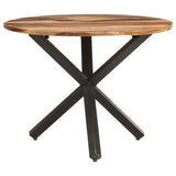 Dining Table 100x100x75 cm Acacia Wood with Honey Finish 321683