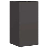 Planter Black 40x40x80 cm Cold-rolled Steel 860703