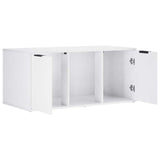 Cat Crate Furniture White 100 x 49 x 45 cm Engineered Wood 8014759