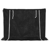 Firewood Rack with Rain Cover 151x40.5x110.5 cm Galvanised Steel 4104940
