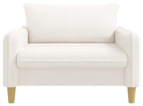 XL Armchair White Boucl 42043550