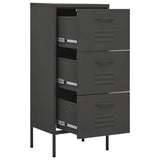 Storage Cabinet Anthracite Steel Medium Ball-Bearing 336186