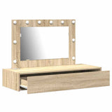 Dressing Table Brown 100 x 40 x 70 cm Engineered Wood 865237