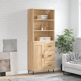 Highboard Sonoma Oak 69.5x34x180 cm Engineered Wood 3190040