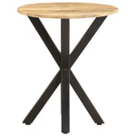 ZNTS Side Table 48x48x56 cm Solid Mango Wood 320656