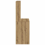 Desk with Shelves Artisan Oak 100x45x140 cm Engineered Wood 860444