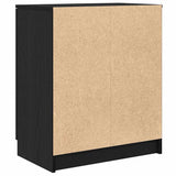 Shoe Cabinet Black Oak 59 x 35 x 70 cm Engineered Wood 862100