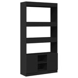 Highboard Black 92x33x180 cm Engineered Wood 3309619