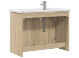 Bathroom Furniture Set Sonoma Oak 81 x 40 x 84.5 cm 3404360