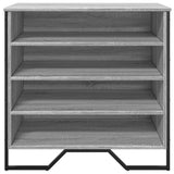 Shoe Cabinet Grey Sonoma 80x38x78 cm Engineered Wood 848652