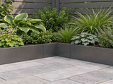 Retaining Wall 2 pcs 50 x 50 x 40 cm Steel Black 8015172