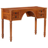 Desk with Drawers 110x50x76 cm Solid Wood Acacia 356974