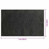 92963 Rectangular Pool Cover 500x300 cm PE Black