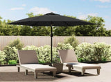 Garden Parasol Anthracite Polyester and Steel Large Collapsible 44511