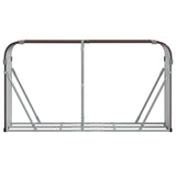 Log Holder Brown 180x45x100 cm Galvanised Steel 364574