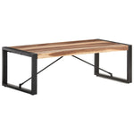 ZNTS Coffee Table 120x60x40 cm Solid Wood with Sheesham Finish 321537