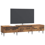 TV Cabinet Old Wood 147 x 34.5 x 30 cm Engineered Wood 894943