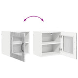 Wall Glass Cabinet PORTO Concrete Grey 40 x 31 x 40 cm 885191