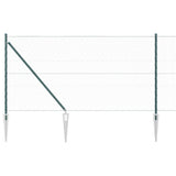 Welded Wire Fence with Spikes 50 x 1 m PVC-Coated Steel 3353132