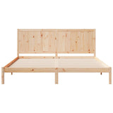 Extra Long Bed Frame without Mattress 200x220 cm Solid Wood 3309263