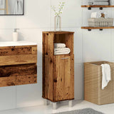 Bathroom Cabinet Old Wood 30x30x95 cm Engineered Wood 856137