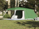 Camping Tent with Porch Dome 5-Person Green Waterproof 4009581