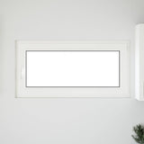 Basement Window RISOR 120 x 60 cm PVC and Glass White 42047219