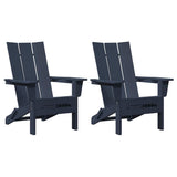 Garden Chair 2 pcs Navy 80.5 x 74.5 x 92 cm Polyethylene 3335819