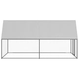 Outdoor Chicken Cage 2x4x2 m Galvanised Steel 3154371